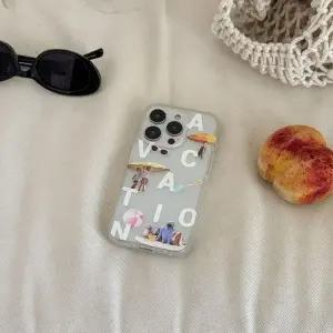 메이드모먼 sunny vacation 디자인 반투명 폰케이스