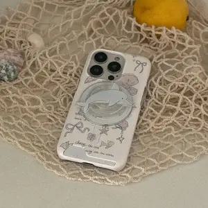 메이드모먼 island waves 디자인 맥세이프 카드수납 폰케이스