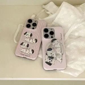 메이드모먼 doodle puppy 디자인 맥세이프 하드 폰케이스