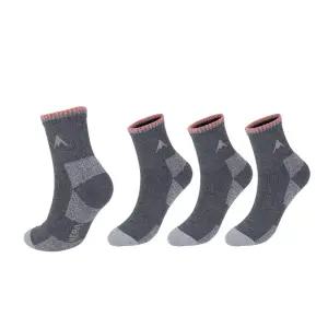 네파 더블라인 A로고 쿠션 중목 여 그레이 4팩