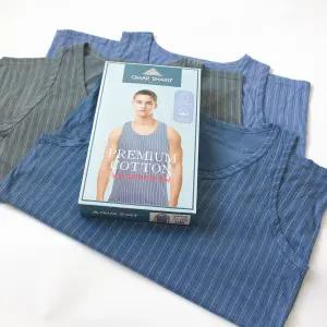 오마샤리프 남자 런닝 3매세트 남성 난닝구 나시 민소매러닝 6006