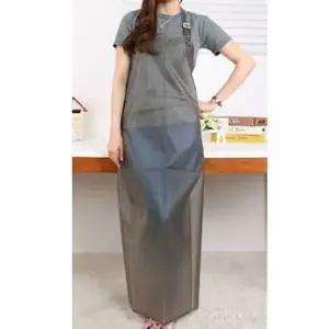 우레탄 앞치마 목걸이형 카페 미용 방수앞치마/손님/어르신/검정/요원/여성/배식/서빙/방수/원피스/어린이