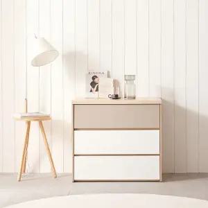 나무뜰 윈트 깊은 800 3단 서랍장 GNR086C (착불)