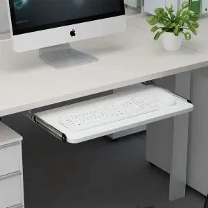 슬라이딩 키보드선반 연장 받침대 레일형 트레이 거치