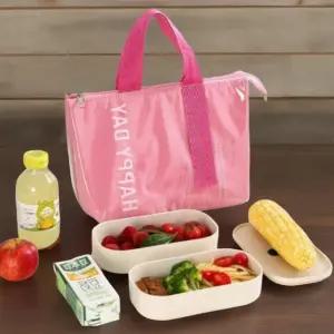 여성 피크닉 방수 PVC 옥스포드 투명 보온 보냉 가방