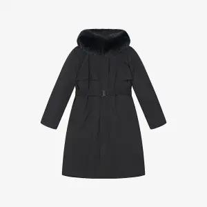 [롯데백화점]베스띠벨리 벨트 퍼 롱 패딩 자켓 BLDJY7626