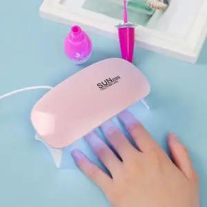 [하프클럽/]경화 셀프네일 USB 미니 LED UV 램프 젤네일