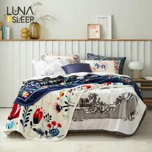 [루나 앤 슬립] 양면 밍크 극세사 담요 3장세트(특대형)