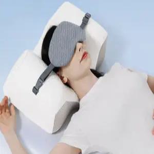 머리고정 베개 움직임 정면 주름 목베개 주름 수면 방지측면