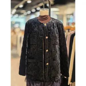 [파주점][LAP]LAP 랩 벨벳 퀄팅 레이스 배색 자켓 AQ4WJA64