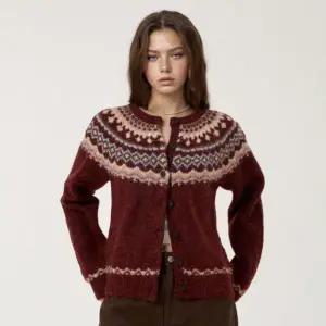 [롯데백화점]후아유 여성 Fair Isle Cardigan WHCKF4V22F