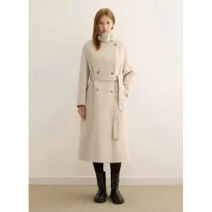 갤러리아 [SISTINA] 울 더블 핸드메이드 롱코트/