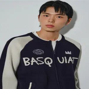 [벤셔먼]레글런 배색 집업 가디건 BPDSW486M