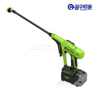 그린웍스 충전 핸드형 고압세척기 40V 본체 최대350PSI GW5101173