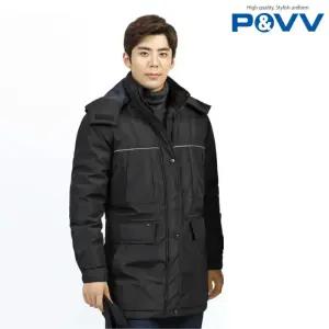 파브 후드탈부착 허리라인 큰주머니 겨울 작업복 상의