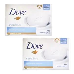 도브 센스티브 뷰티 바 90g 4입 X2개