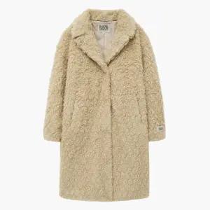 마리떼프랑소와자켓 TQK MFG44WJK116BEG W NU WEEK FAUX FUR COAT