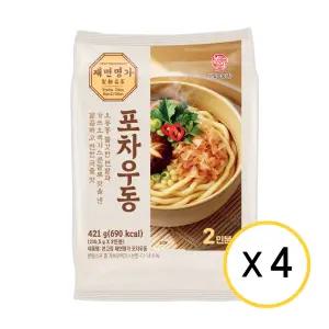 한일식품 본고장 제면명가 포차우동 2인 421g x 4개