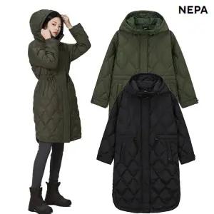 [롯데백화점]네파 퍼프 후디 롱 패딩 롱 구스다운-7K82049