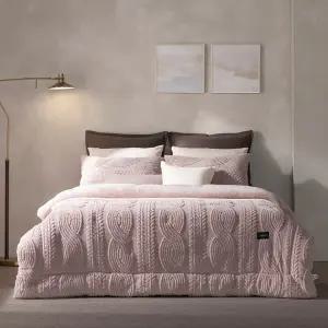 [애끌리아] 꿀잠 DI 양면 니트 극세사 침구풀세트+담요(슈퍼킹)