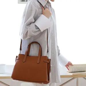고품질 여성 정장 고급 가죽 가방 대학생 직장인 크로스백 (WFFK45F)