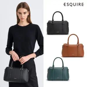 [에스콰이아](신상! 10%즉시할인)[에스콰이아] 25FW 에이블 레더 컬렉션 보스턴 토트백