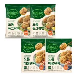[신세계라이브쇼핑]CJ 비비고 도톰동그랑땡 340g x2개+도톰해물완자 340g x2개