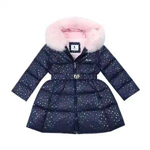 [여주점][프랜치캣]네이비 별나염 오리털 점퍼 (Q55DSJ020)