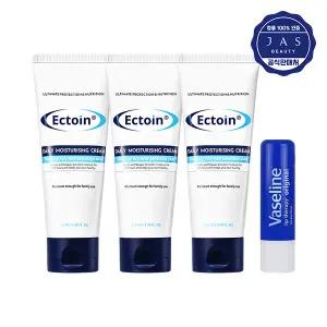쟈스 엑토인 멀티 보습크림 100ml x3 + 바세린 립밤 오리지널 4.8g