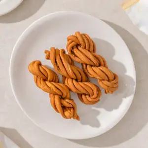 [편식공장] 우리보리 꽈배기 과자 12개입 420g, 1개