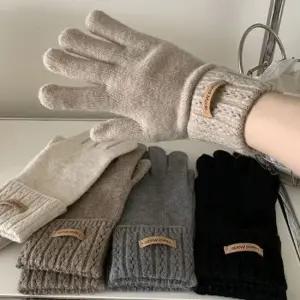 엔비 고급 울 니트 터치 장갑 스마트폰 핸드폰 터치 겨울 수족냉증 남녀공용 니트