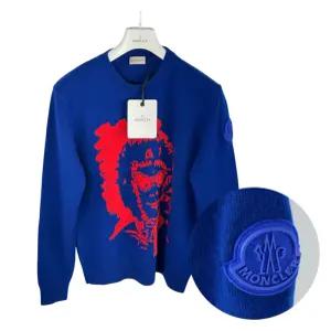 몽클레어 9C75810 A9508 765 남성니트스웨터블루 Moncler 정품100%