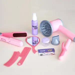 CO 어린이 미용놀이 장난감 헤어스타일 미용사 역할 소꿉놀이 드라이기 고데기 어린이집 완구