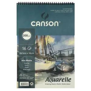 (200G 8절 16매) 캔손 엠보싱 스케치북/8절지/드로잉북/수채화/고급/전문가/학생/어린이/미술시간/학교/