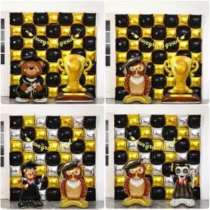 [피앤비유니티]졸업축하행사 블록풍선 가랜드포토존세트