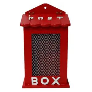 철망 우체통/우편함/가정용/편지함/주택/실외/포스트/박스/전원/우편통/주택용/단독/인테리어/우편물/가정