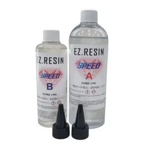 이지레진스피드 750g 3H 고투명 2액형 크리스탈레진 경질
