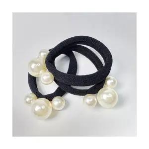 진주 방울 콤비 머리끈 밴드 고무줄 프랜즈얀