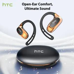 오픈형이어폰 HTC NE35 블루투스 V60 AI 번역 이어폰 OWS 스포츠 헤드폰 마이크 초경량 귀고리 무선