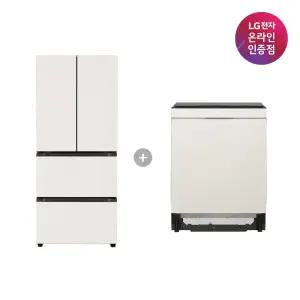 LG 디오스 오브제컬렉션 김치톡톡 + LG 디오스 식기세척기 (Z408MEEF23 + DUE6BGL1E)