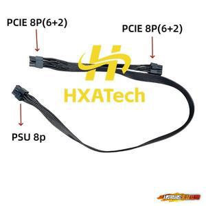 호환 Leadex VII L3 L7 850W 1000w ZILLION ATX3.1 SF-850F14XG용 HXATech-SATA IDE PCIE CPU 모듈형 전원