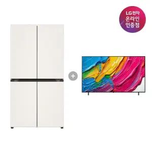 LG 디오스 오브제컬렉션 매직스페이스 냉장고 + LG QNED AI TV (T875MEE111 + 75QNED75AEA)