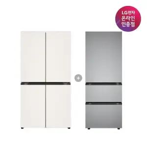 LG 디오스 오브제컬렉션 매직스페이스 냉장고 + LG 디오스 김치톡톡 (T875MEE111 + Z330MPSF11)