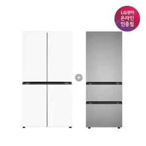LG 디오스 오브제컬렉션 매직스페이스 냉장고 + LG 디오스 김치톡톡 (T875MHH111 + Z330MPSF11)