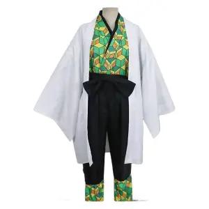 귀멸의 칼날 사비토 선발 귀살대 코스프레 최종 하오리 의상 마코모 기모노