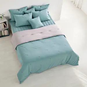 [롯데백화점]닥스 고밀도 쁘띠훈트 그린[9] 퀼트이불 싱글