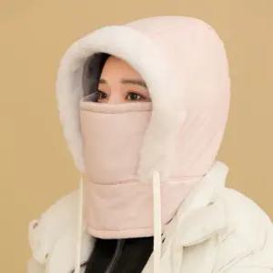 J2K 패딩 바라클라바 귀도리 후드모자 방한 넥워머 귀달이