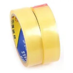 에버텍 투명 테이프 25Mx2.5cm 50봉 100개/작업용/강한/접착력/품질우수/문구/사무용/학교/사무/작업