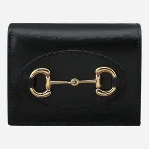 구찌 5F 621887 0YK0G 1000 홀스빗 1955 카드 지갑 블랙