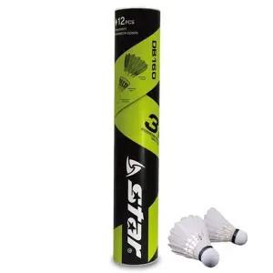 깃털 셔틀콕 레슨용 경기용 12개입 배드민턴 셔틀콕 실내 운동구기 트레이닝 연습용 훈련용 용품 야외 구기